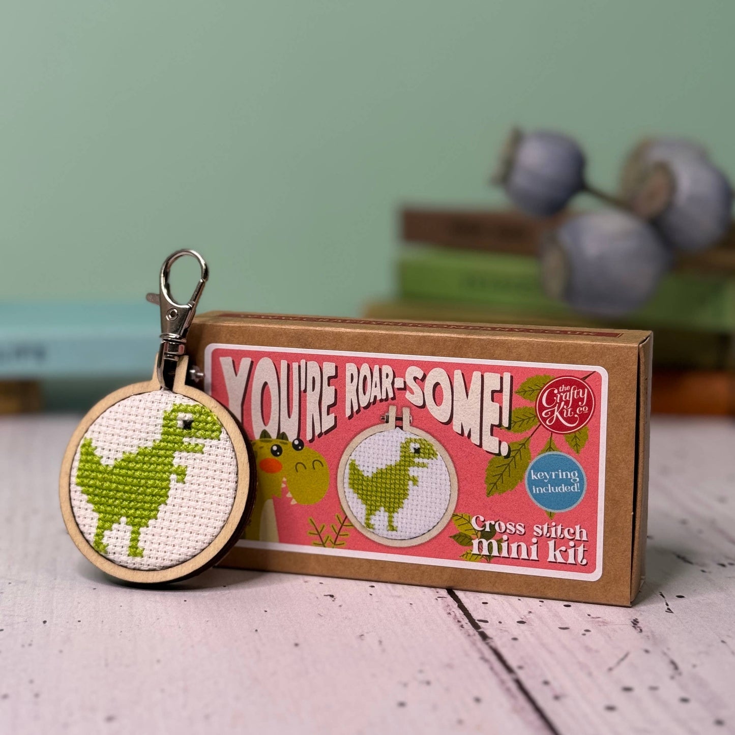 You're Roar-some! Mini Matchbox Cross Stitch Kit