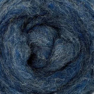 Kent Romney/Jacob Carded Sliver - Bluebell Wood Blue