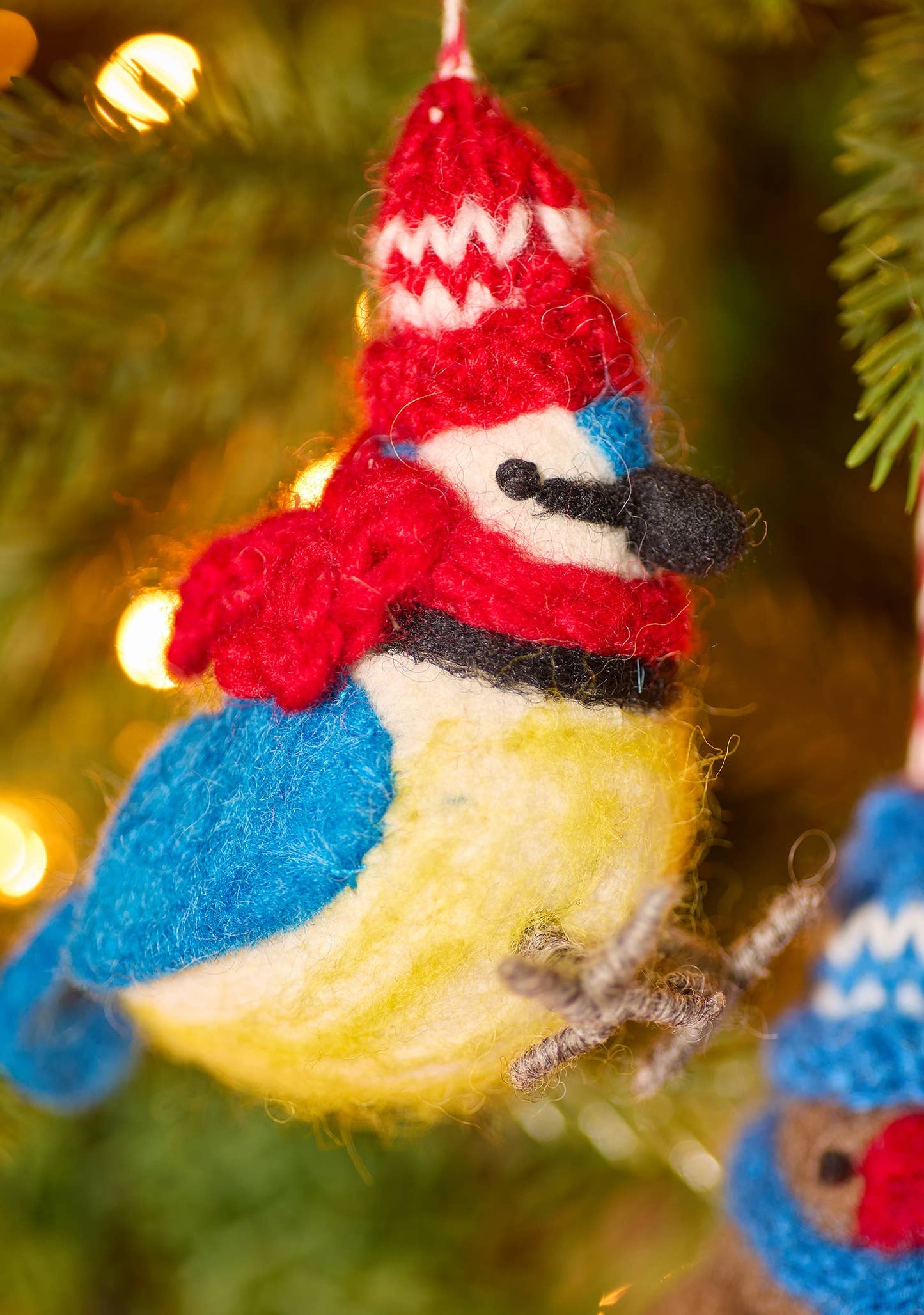 Cosy Felt Bird Decoration