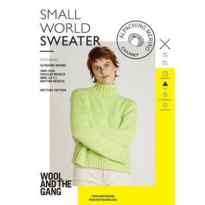 Alpachino Merino Patterns - Small World Sweater image