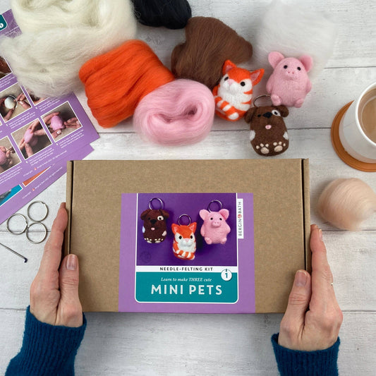 Needle Felting Kit, Mini Pets 1