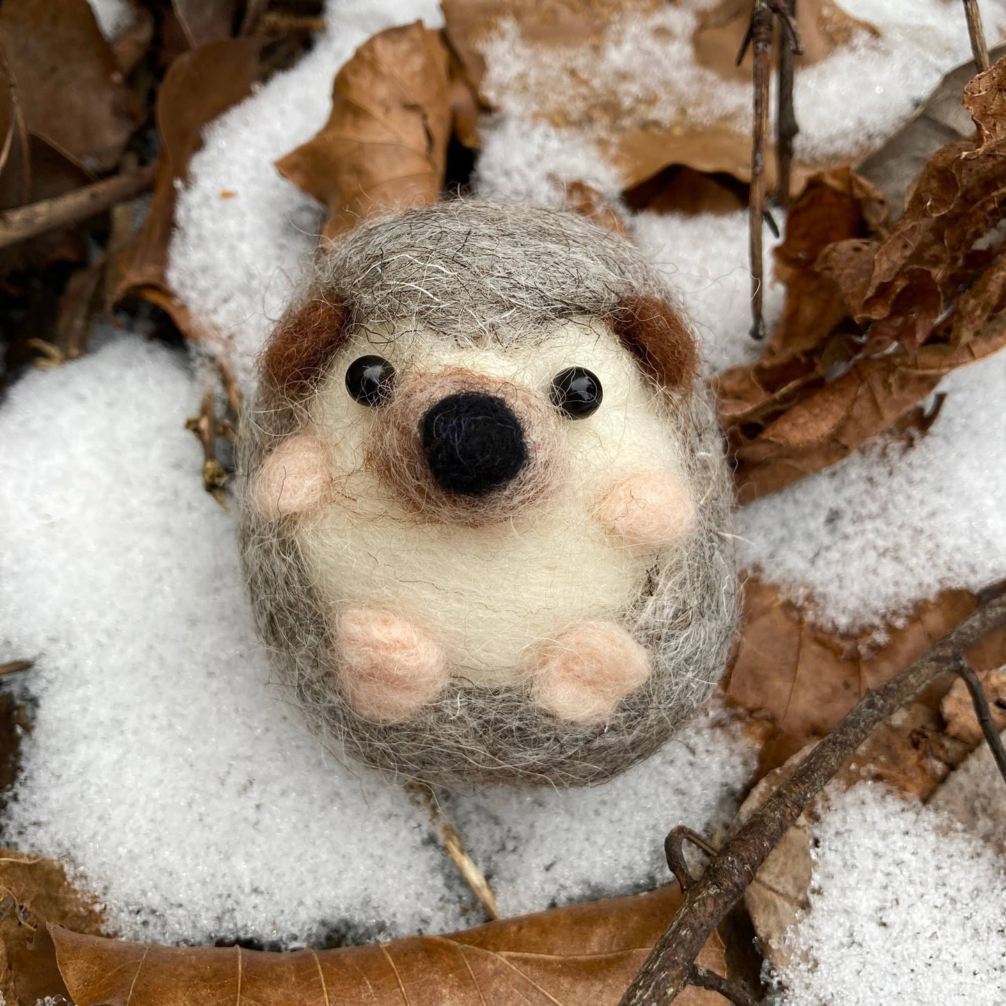 Needle Felting Kit, Hedgehog