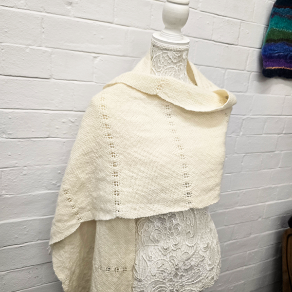 Wearable Art - Jacobs Cream Scarf image