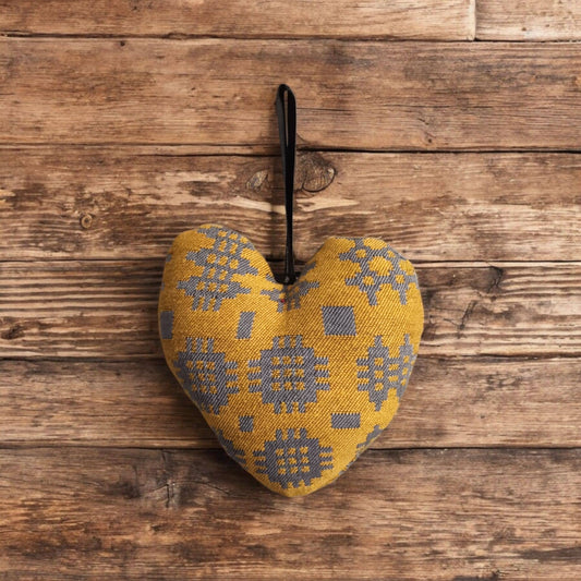 Fabric heart Hanging decoration