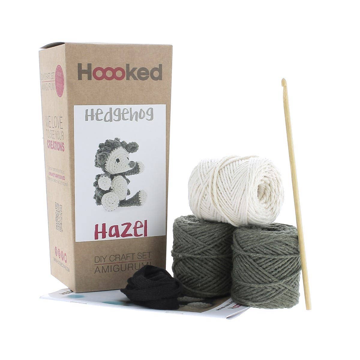 Hoooked - DIY Crochet Kit Hazel the Hedgehog