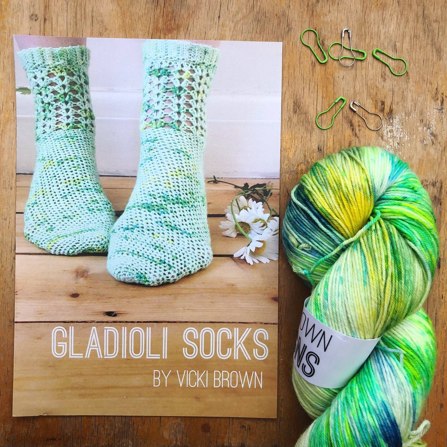Crochet Pattern - Gladioli Socks - PRINT