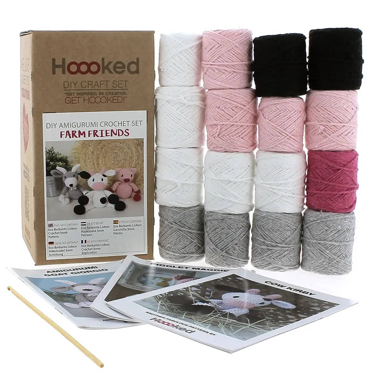 Hoooked - DIY Crochet Kit Farm Friends