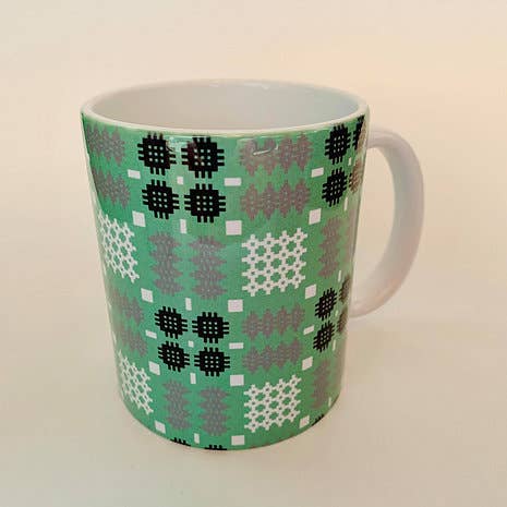 Welsh Tapestry Blanket Print Mug
