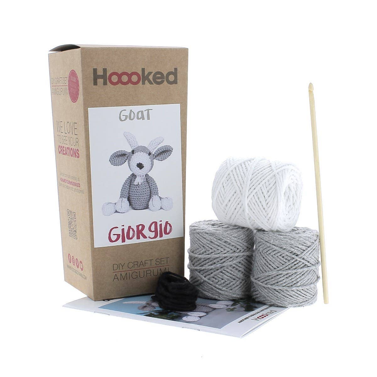 Hoooked - DIY Crochet Kit Giorgio the Goat