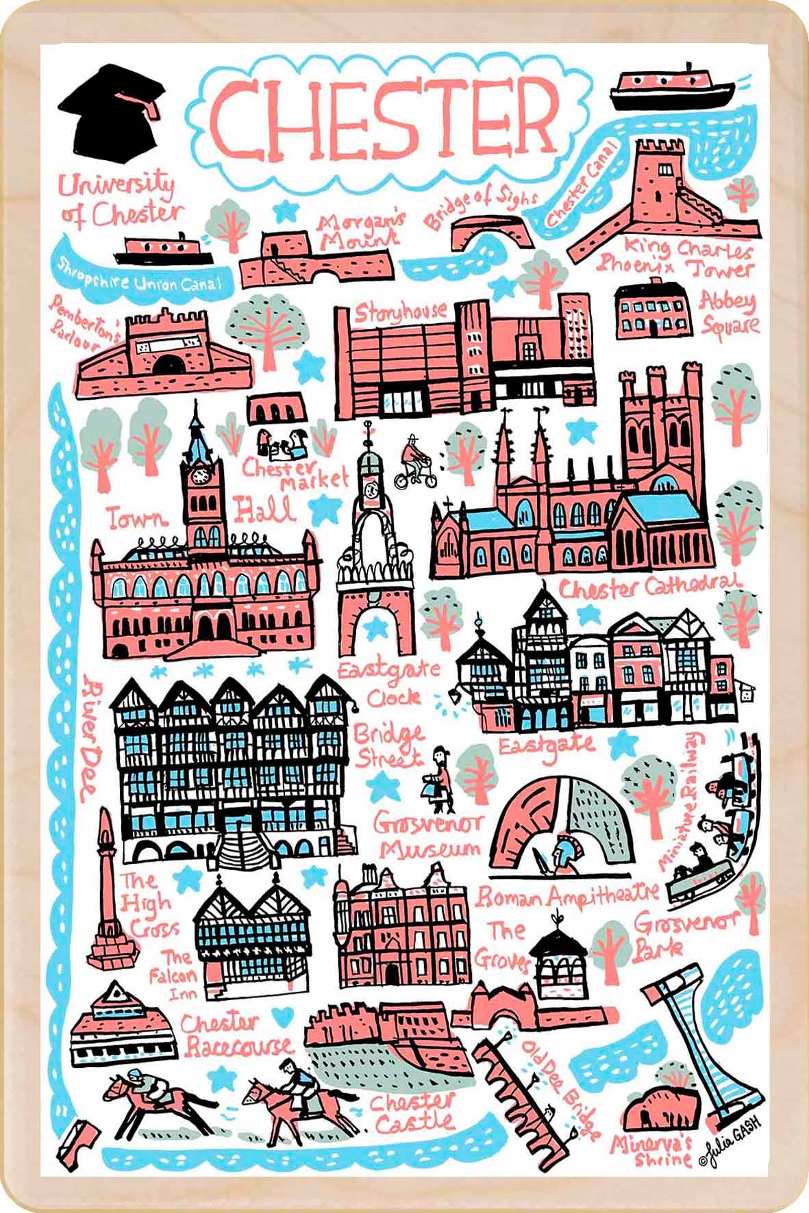 Chester, Cheshire - Eco-friendly cards & magnets