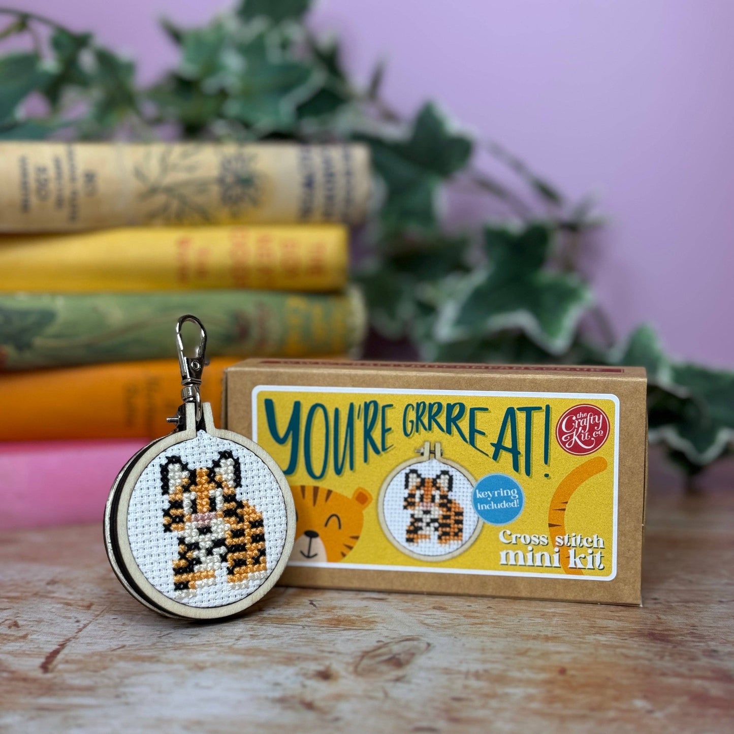 'You're Grrreat!' Mini Matchbox Cross Stitch Kit