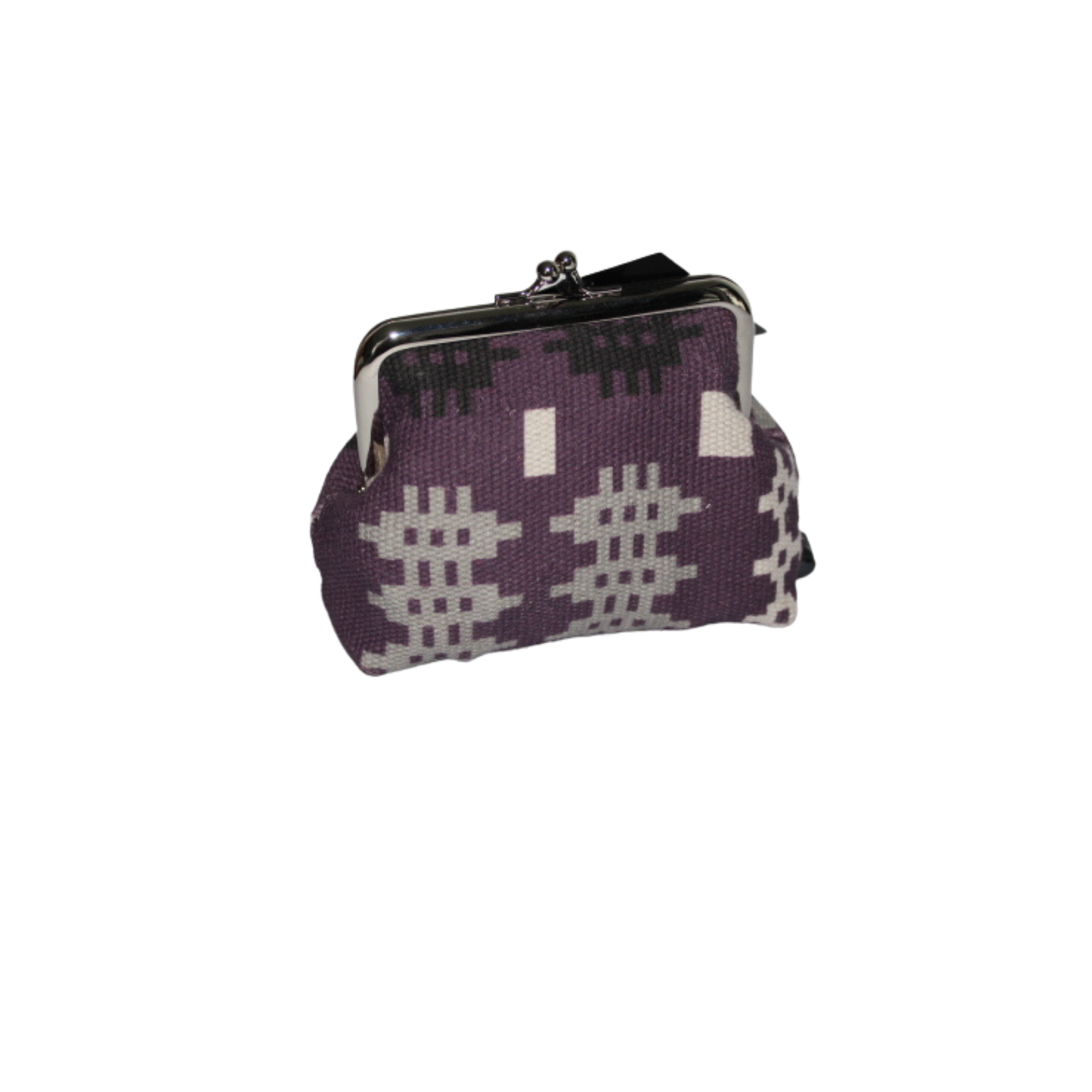 Welsh Tapestry blanket print Vintage style clasp purse