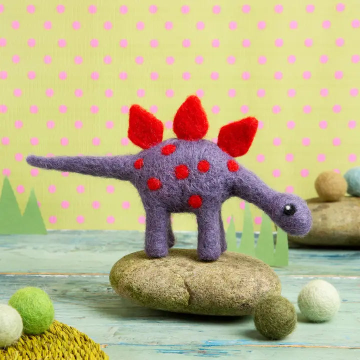 Stegosaurus Mini Needle Felting Kit