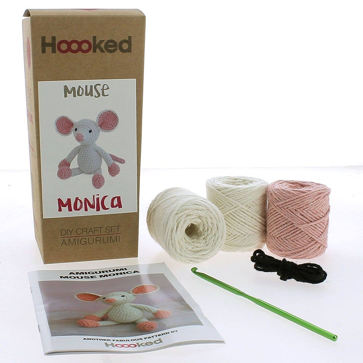 Hoooked - DIY Crochet Kit Monica the Mouse