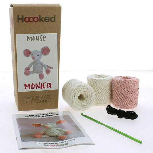 Hoooked - DIY Crochet Kit Monica the Mouse
