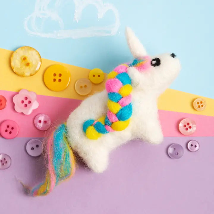 Unicorn Mini Needle Felting Kit