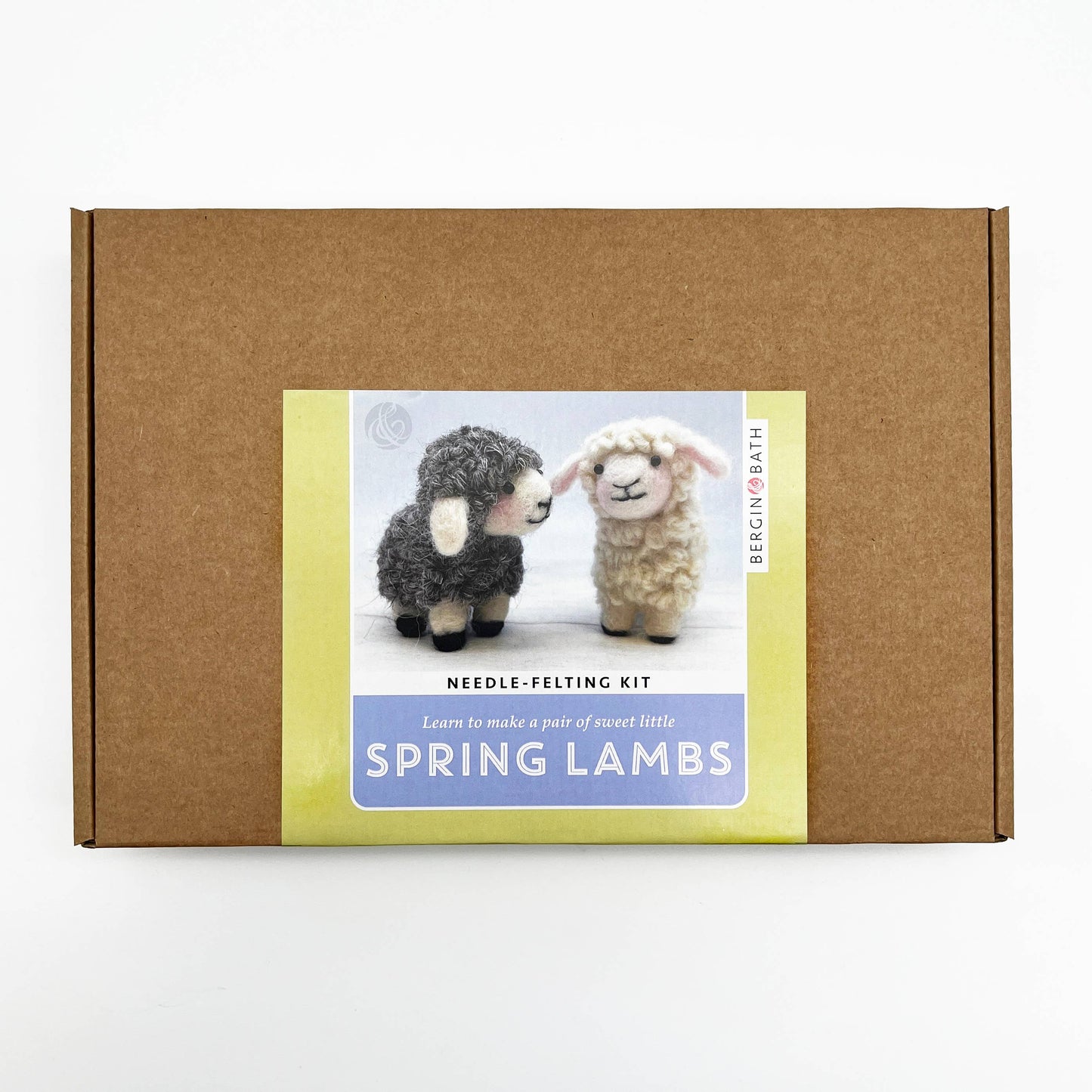 Needle Felting Kit, Spring Lambs