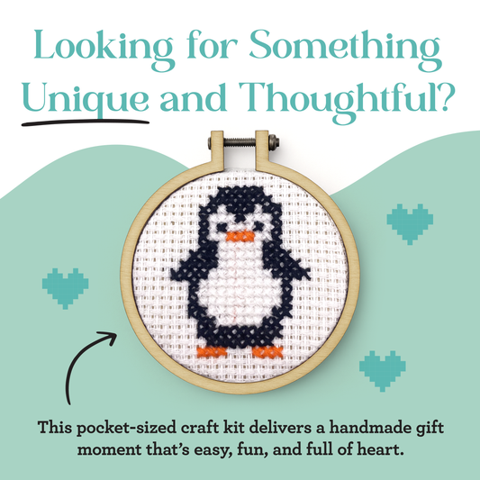'You're Brrrilliant!' Mini Matchbox Cross Stitch Kit
