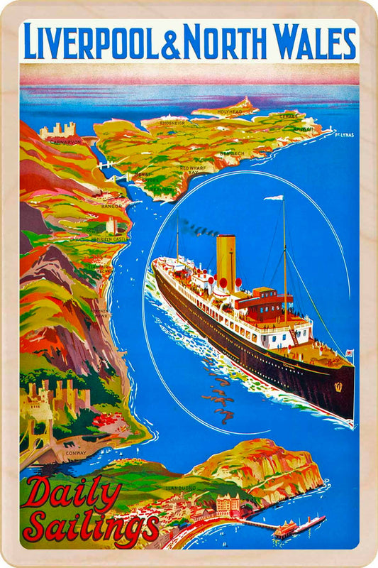 Liverpool & North Wales - Eco-friendly magnet