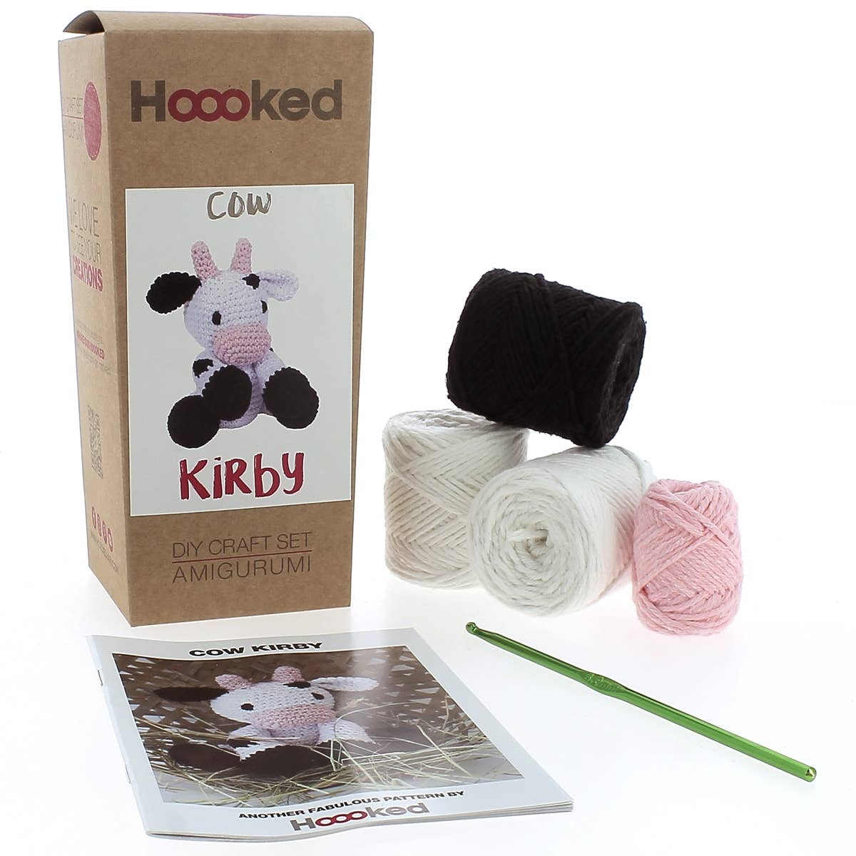 Hoooked - DIY Crochet Kit Kirby the Cow