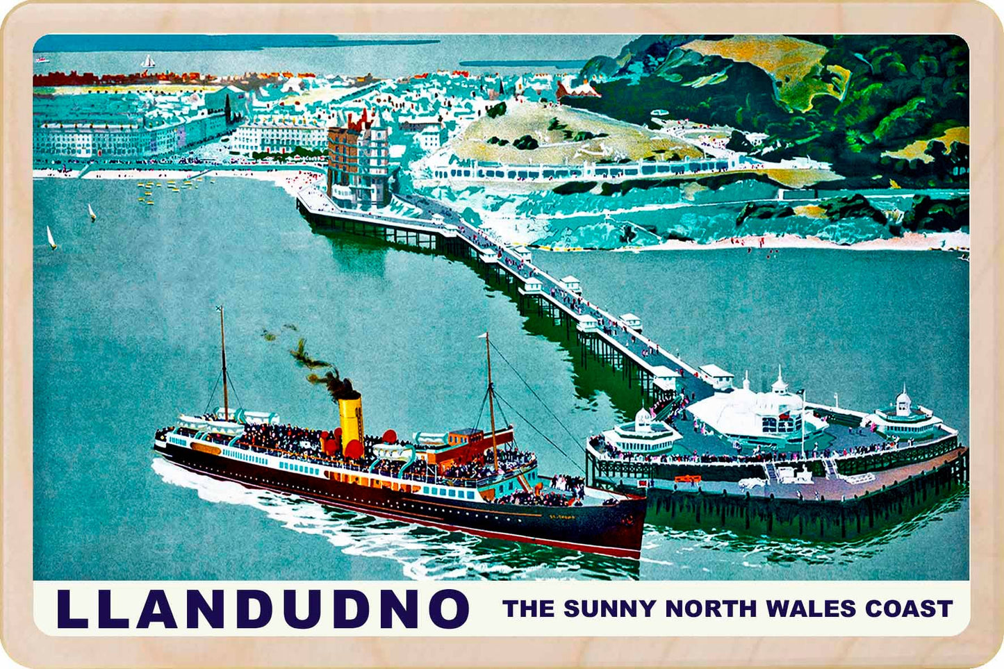 Llandudno Pier, Wales - Eco-friendly cards & magnets