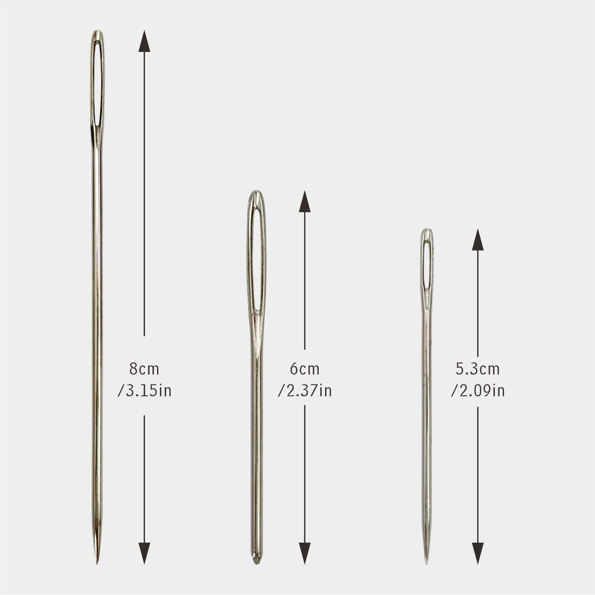 Darnn Knitter Hand Sewing Needles, Large Hole Needles