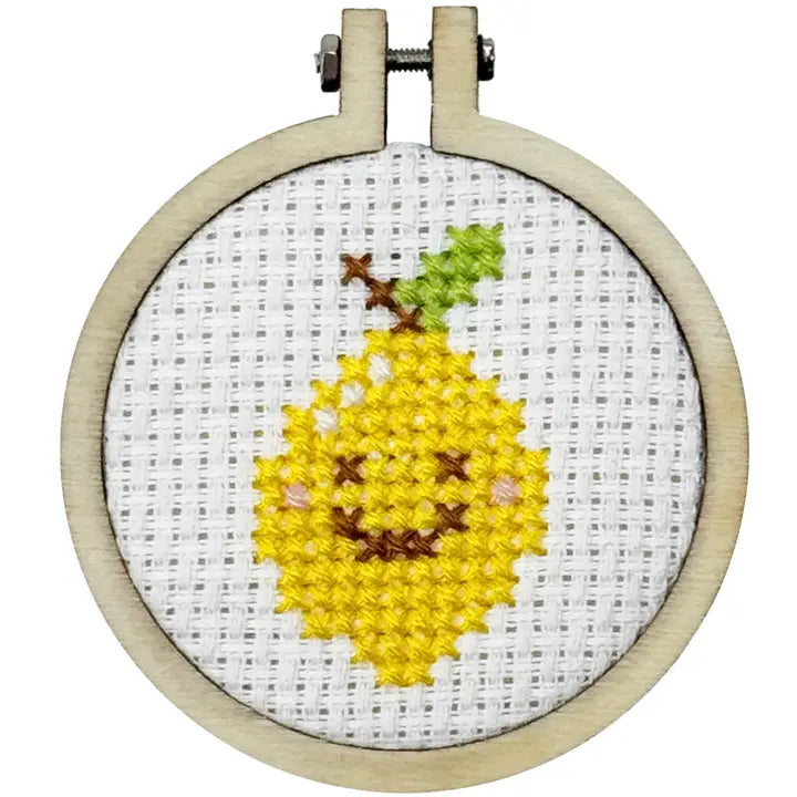 You're My Zest Friend Cross Stitch Mini Kit (with keyring)