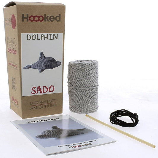 Hoooked - DIY Crochet Kit Sado the Dolphin