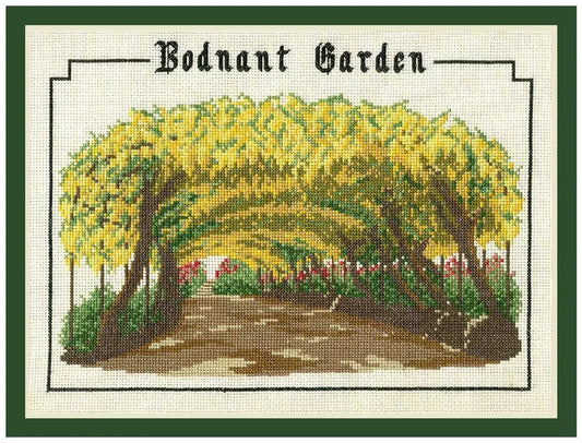 Bodnant Garden Counted Cross Stitch Kit