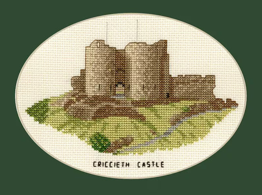 Criccieth Castle Counted Cross Stitch Kit
