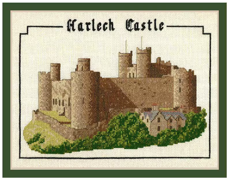Harlech Castle Counted Cross Stitch Kit