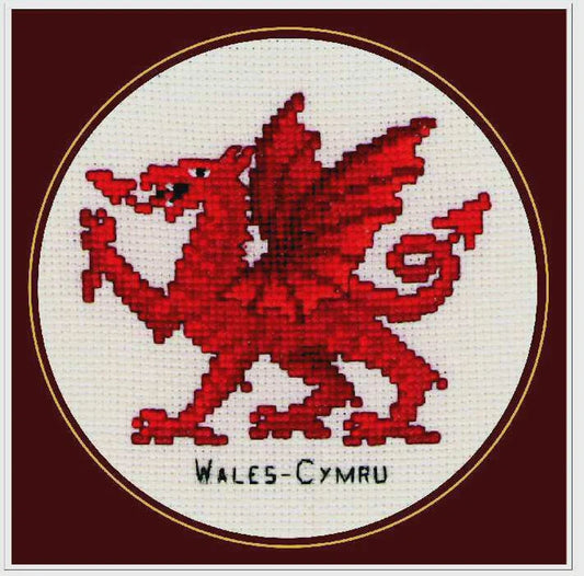 Welsh Dragon (Mini) Counted Cross Stitch Kit