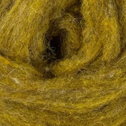 Kent Romney/Jacob Carded Sliver - Wheat Yellow