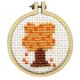 I've Fallen For You Mini Matchbox Cross Stitch Kit (with keyring)