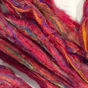 Recycled Sari Silk - Salsa