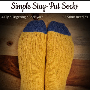 Simple Stay-Put Socks